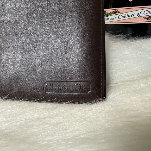 AUTHENTIC CHRISTIAN DIOR LOGO LONG BIFOLD WALLET - Picture 2 of 10